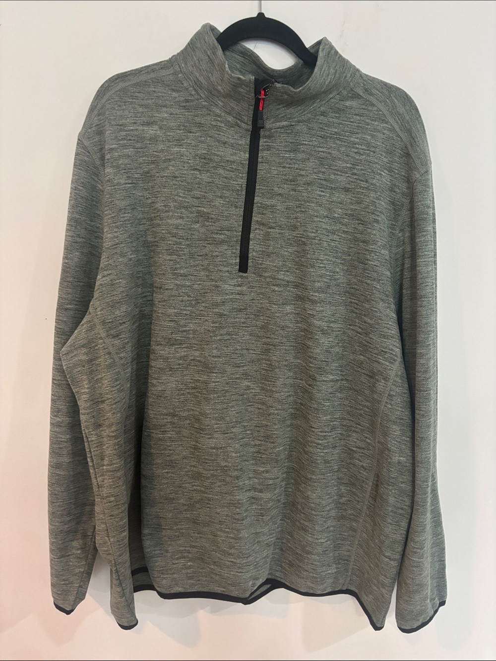 Avalanche Men's Heather Green Quarter-Zip Pullover